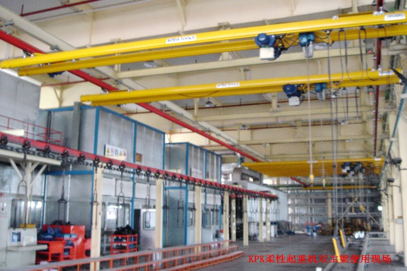 KPK柔性起重機雙主梁使用現(xiàn)場
