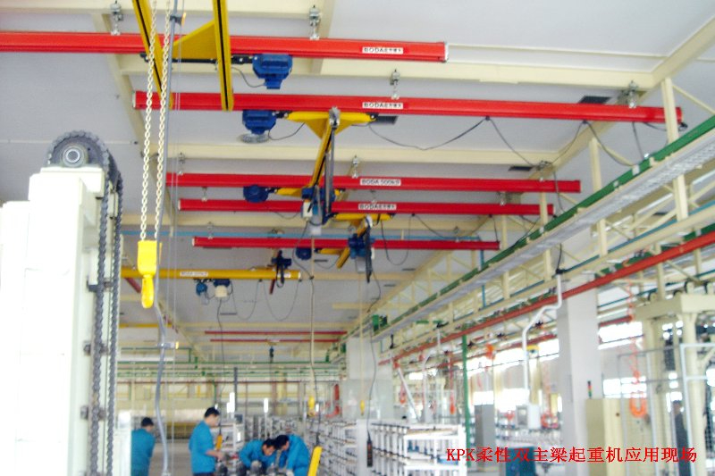 KPK柔性雙主梁起重機使用現(xiàn)場
